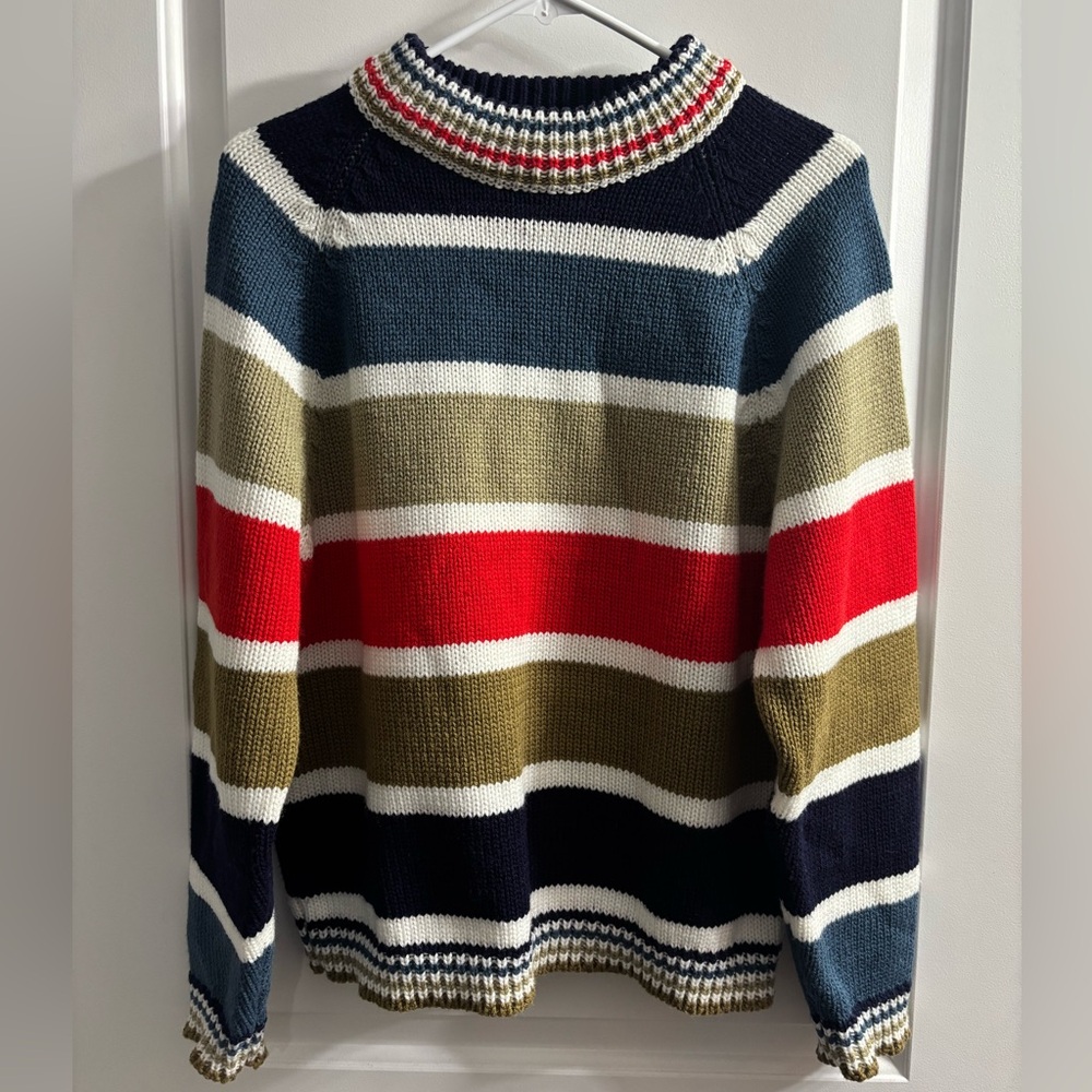 Vintage striped knit sweater